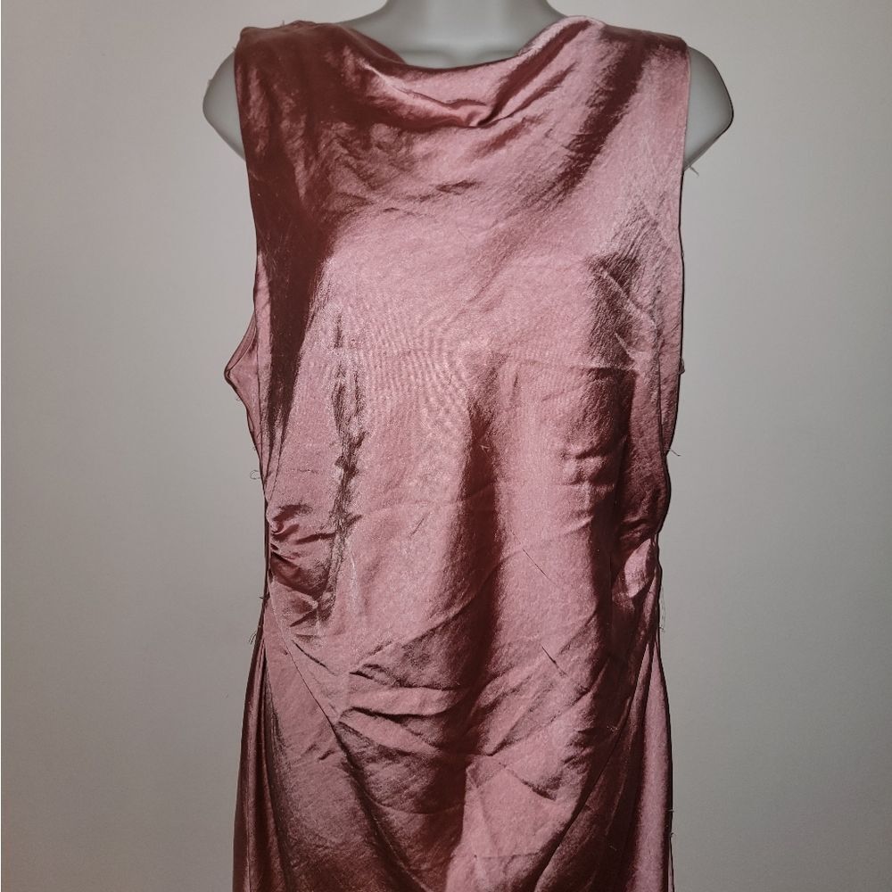 🆕️👗Joie Satin Cowl Neck Cocktail Party Maxi Dress, Sz XL - Picture 3 of 12
